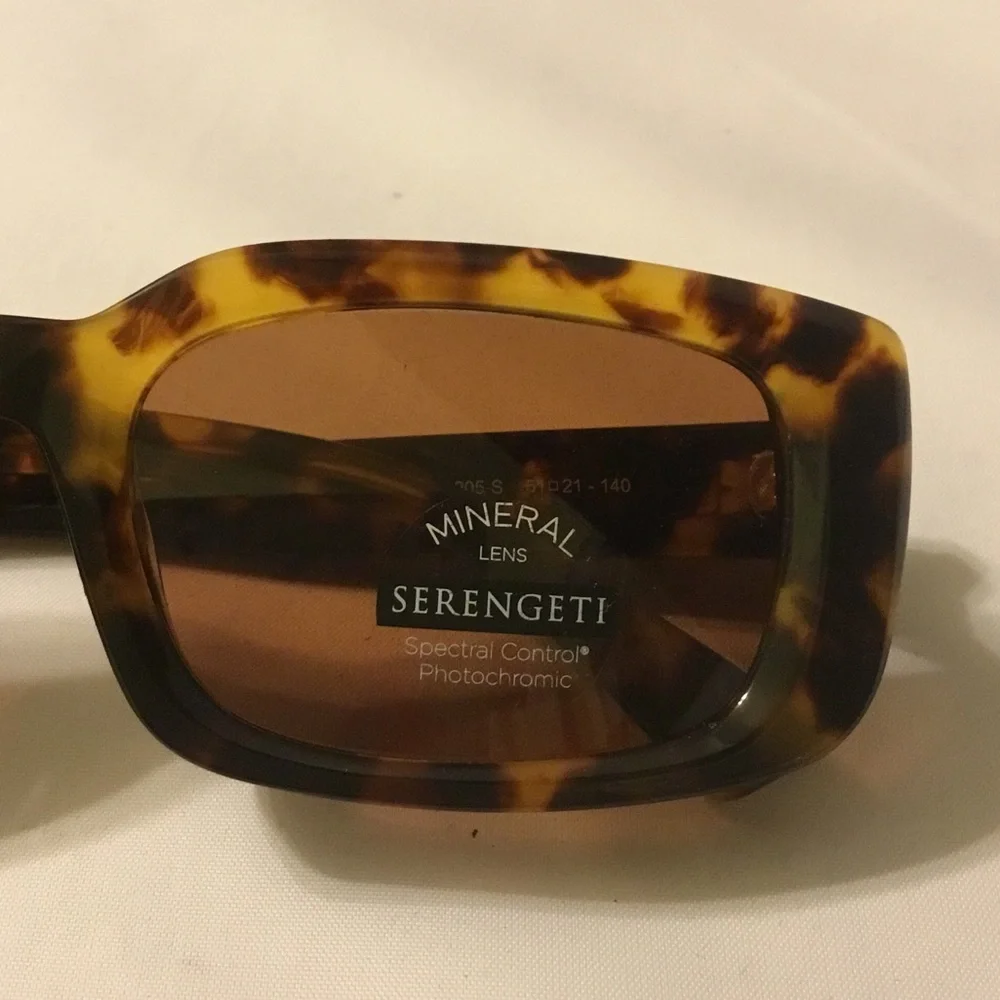 Serengeti Nicholson Tortoise Frame Sunglasses Polarized Men . - Picture 3 of 8